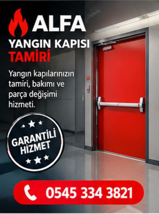 İstanbul Yangın Kapısı Panik Bar Satışı ve Tamiri