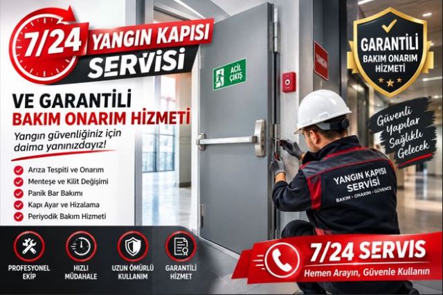 Yangın Kapısı Tamiri, Mekanik Uyum, Kapanma Hassasiyeti ve Güvenlik Performansının Korunması
